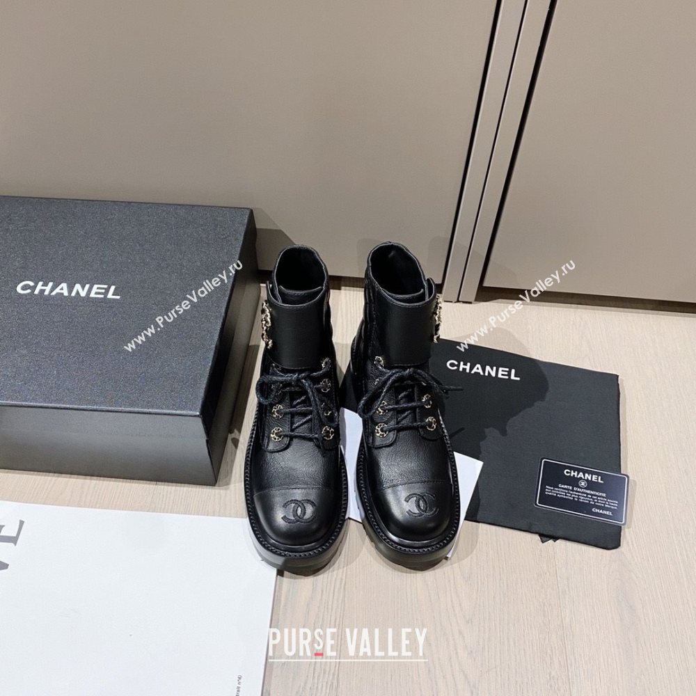 Chanel new cc boots black 2020 (modeng-20202149)