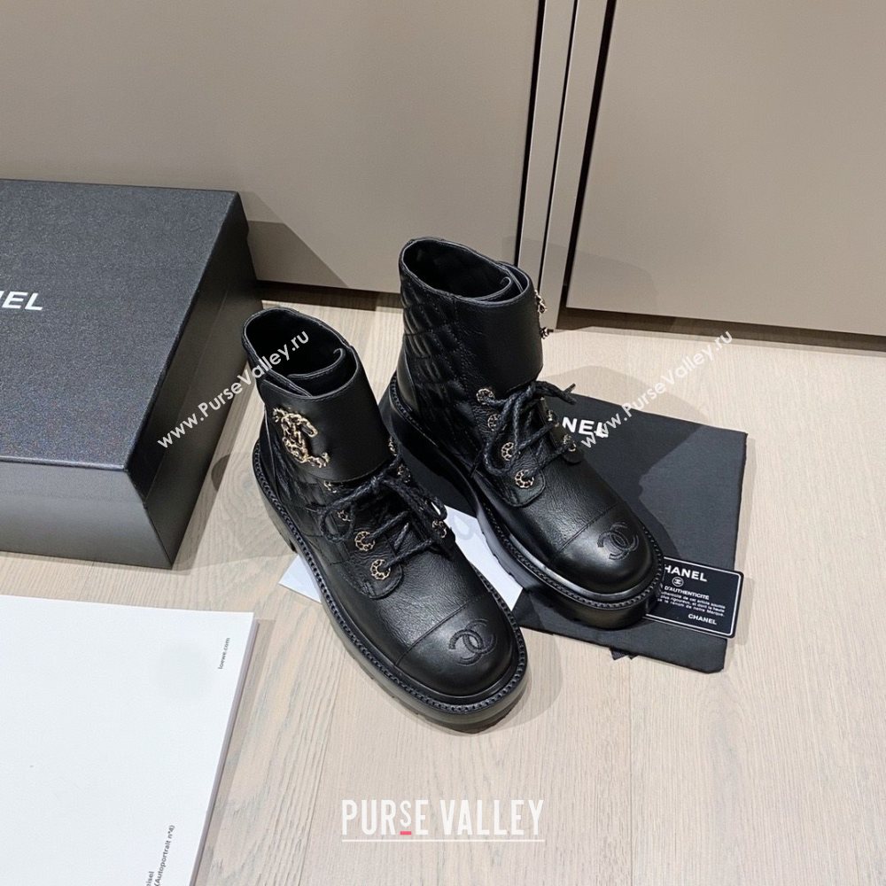 Chanel new cc boots black 2020 (modeng-20202149)