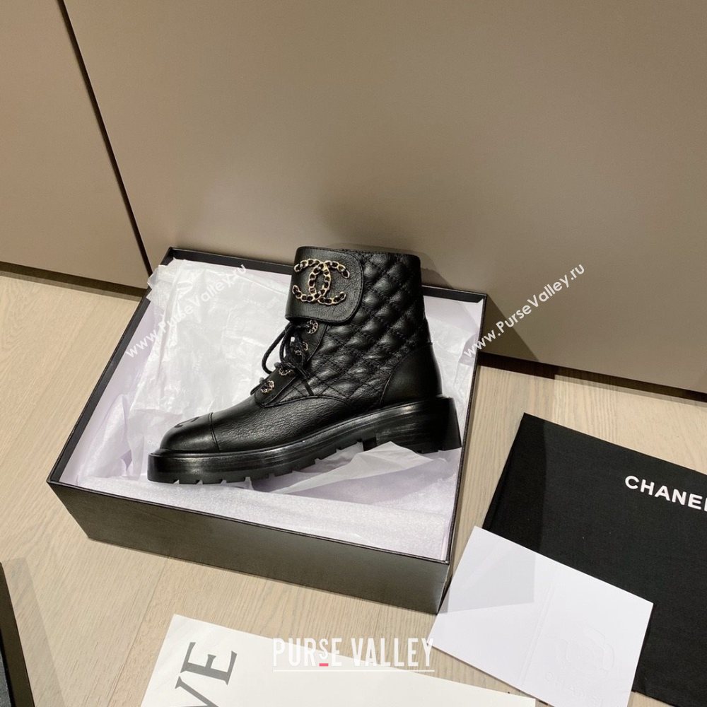 Chanel new cc boots black 2020 (modeng-20202149)