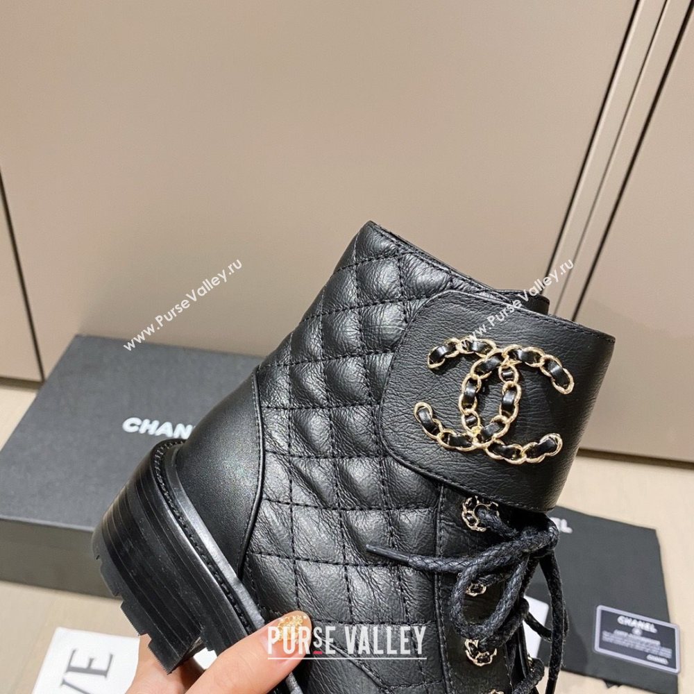 Chanel new cc boots black 2020 (modeng-20202149)