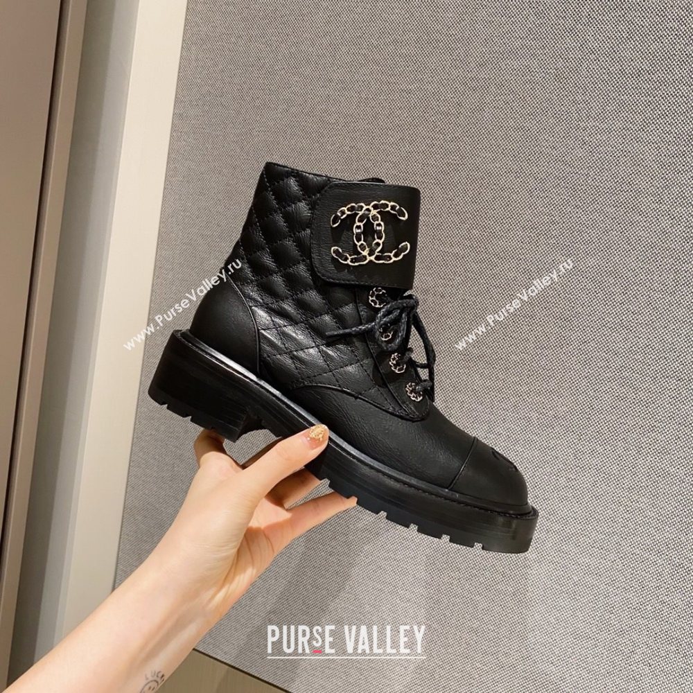 Chanel new cc boots black 2020 (modeng-20202149)