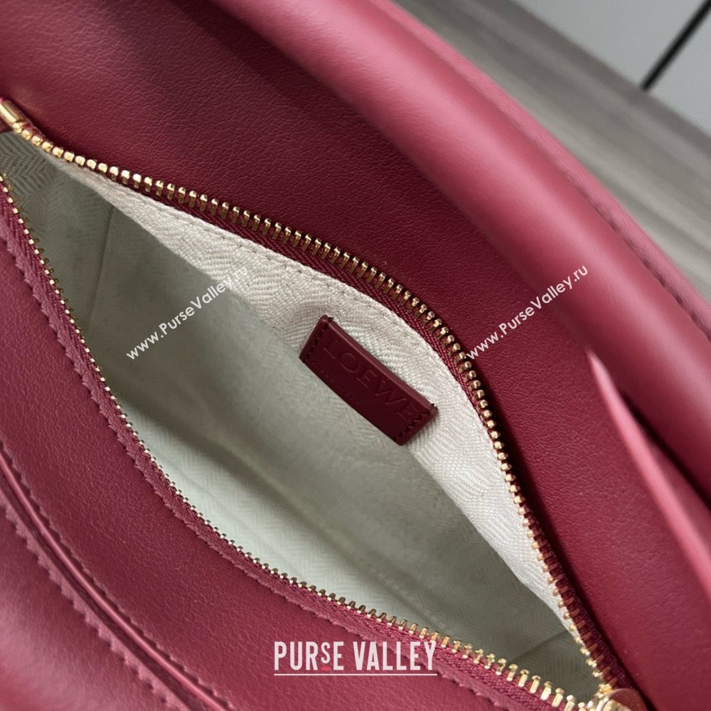 LOEWE Small Puzzle bag in in classic calfskin burgundy 2024 (yongsheng-240412-14)