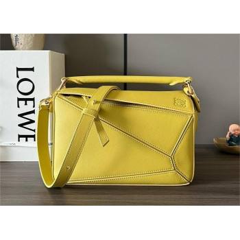 LOEWE Small Puzzle bag in classic calfskin Bright Ochre 2024 (yongsheng-240412-15)