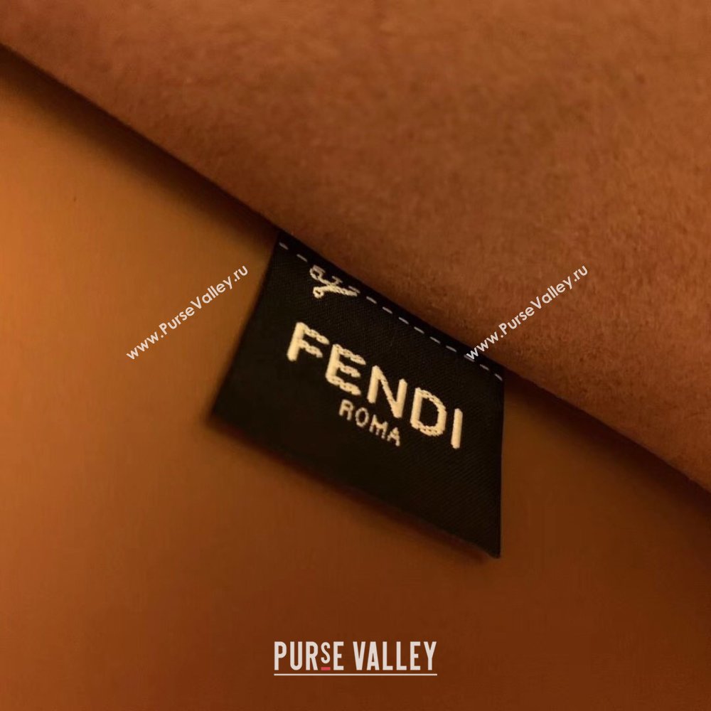 Fendi Leather Sunshine Shopper Tote Bag Brown 2020 (boxini-20042013)
