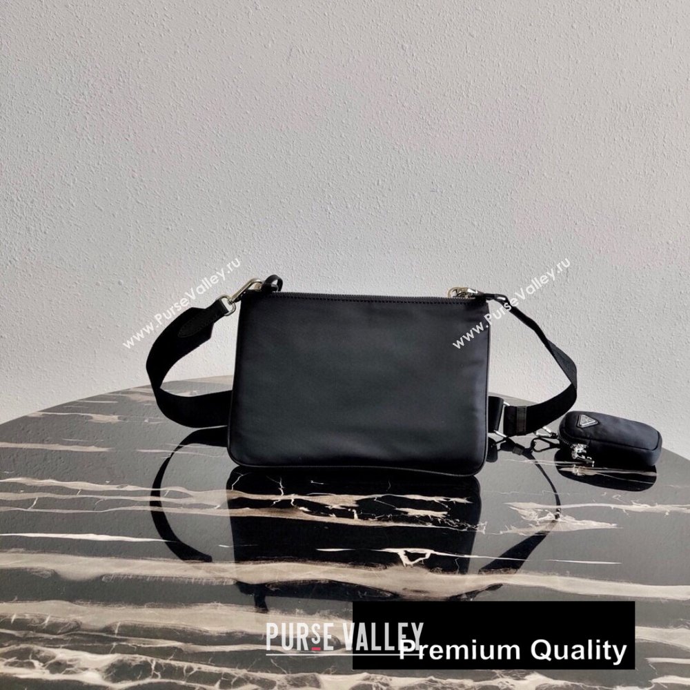 Prada Nylon Re-Edition 2000 Shoulder Bag 1BH046 Black 2020 (ziyin-20080403)