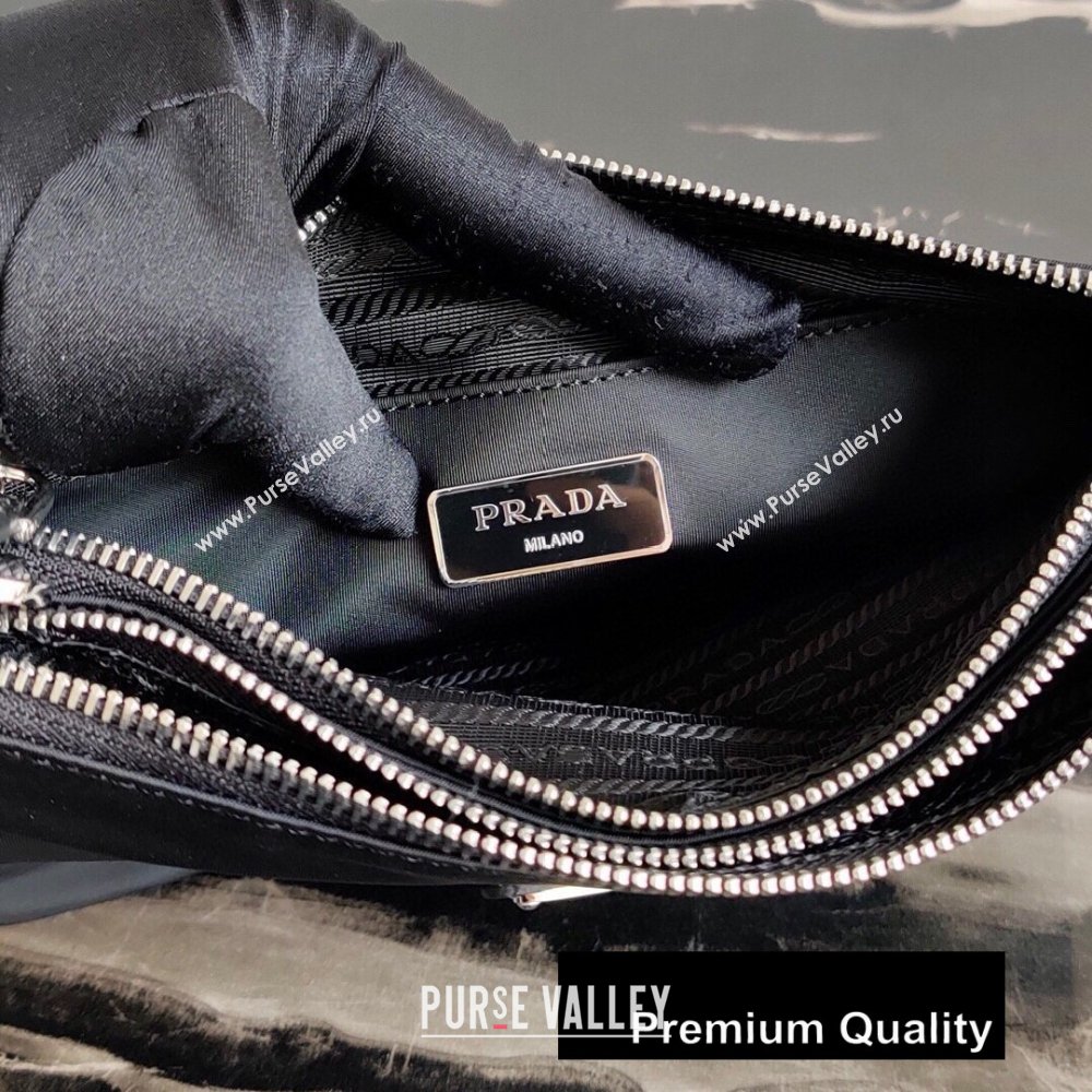 Prada Nylon Re-Edition 2000 Shoulder Bag 1BH046 Black 2020 (ziyin-20080403)