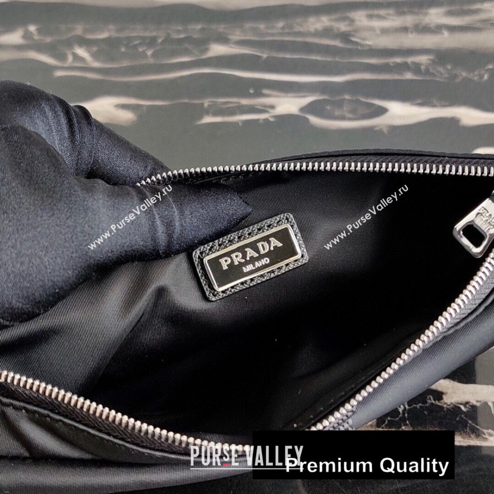 Prada Nylon Pouch Bag 2NH011 Black 2020 (ziyin-20080405)