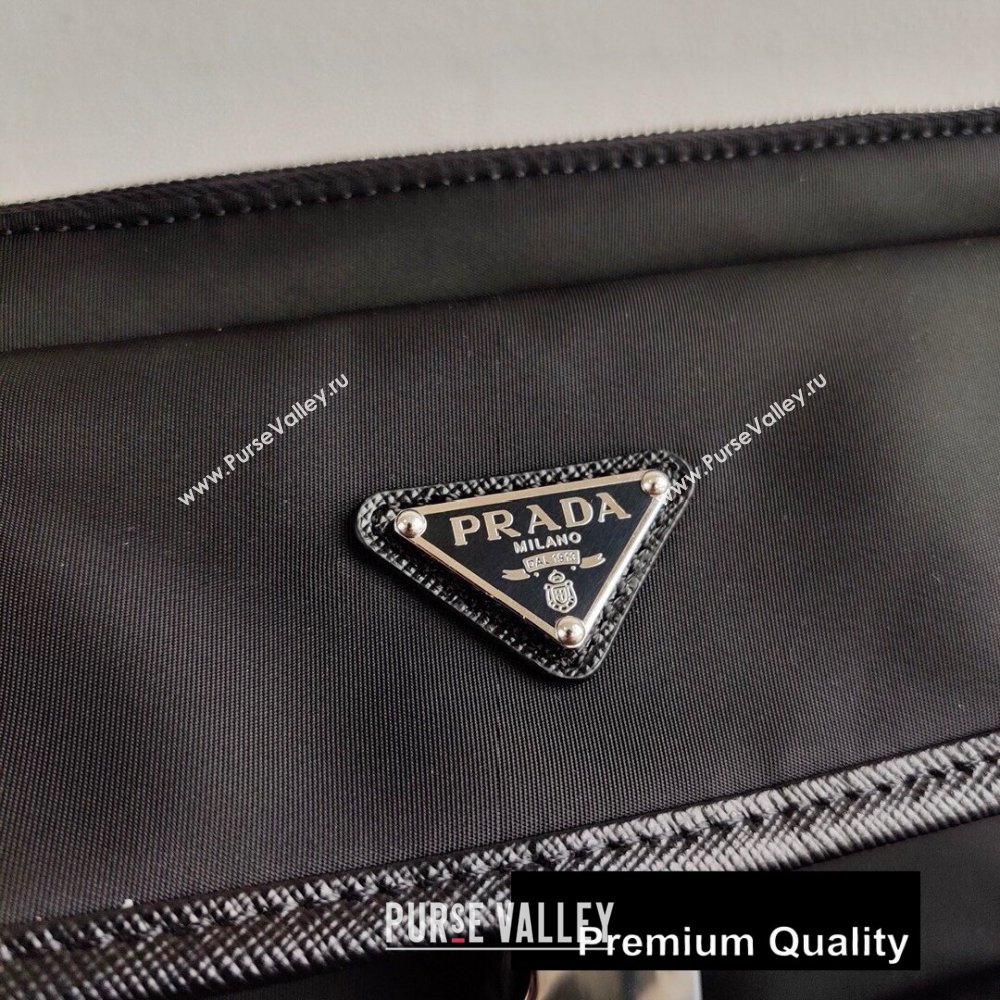 Prada Nylon Pouch Bag 2NH011 Black/Triangle Logo 2020 (ziyin-20080406)