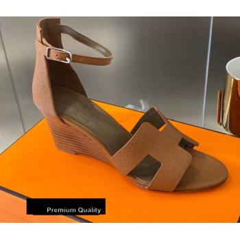 Hermes Heel 7cm Legend Sandals Brown 2020 (modeng-20080406)