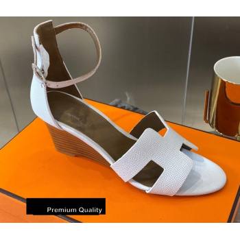 Hermes Heel 7cm Legend Sandals White 2020 (modeng-20080402)
