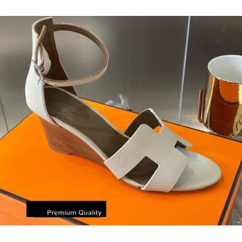 Hermes Heel 7cm Legend Sandals Creamy 2020 (modeng-20080403)