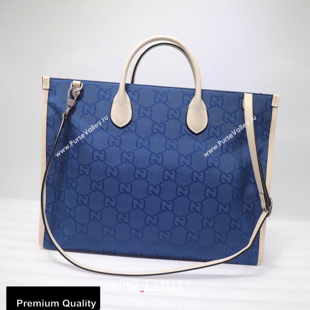 Gucci Off The Grid Tote Bag 630353 Blue 2020 (delihang-20080504)