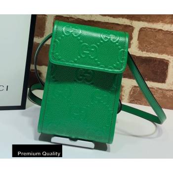 Gucci GG Embossed Mini Bag 625571 Green 2020 (delihang-20080421)