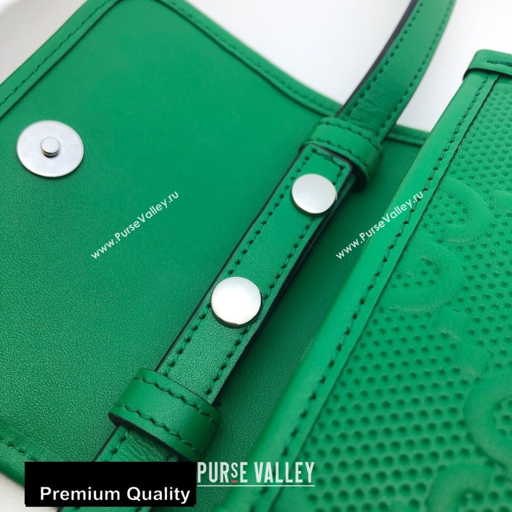 Gucci GG Embossed Mini Bag 625571 Green 2020 (delihang-20080421)