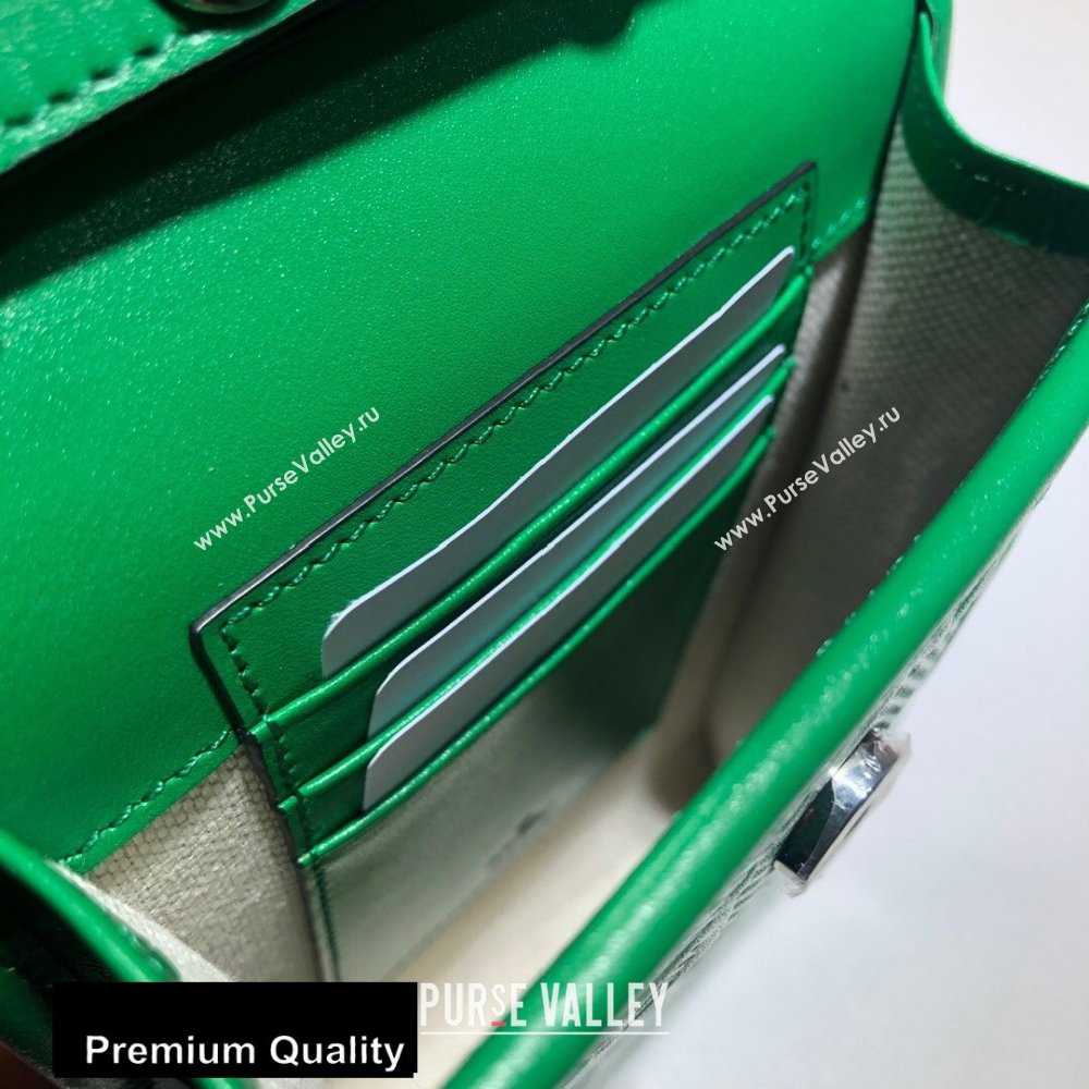 Gucci GG Embossed Mini Bag 625571 Green 2020 (delihang-20080421)