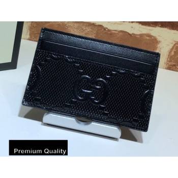 Gucci GG Embossed Card Case 625564 Black 2020 (delihang-20080418)