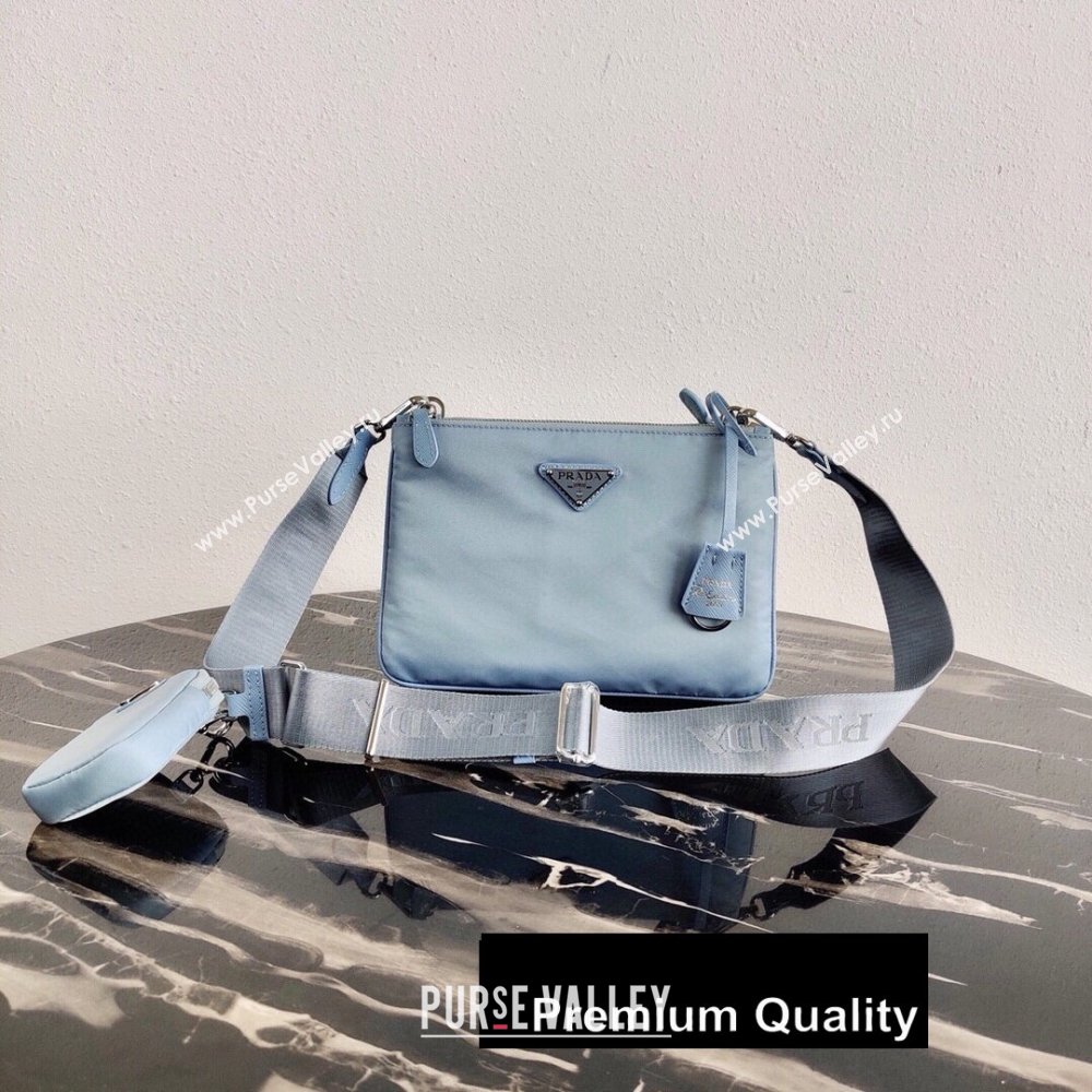 Prada Nylon Re-Edition 2000 Shoulder Bag 1BH046 Sky Blue 2020 (ziyin-20080413)