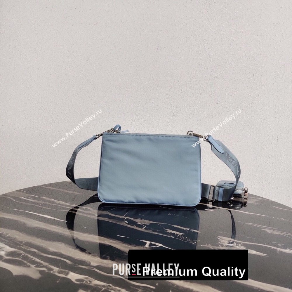 Prada Nylon Re-Edition 2000 Shoulder Bag 1BH046 Sky Blue 2020 (ziyin-20080413)