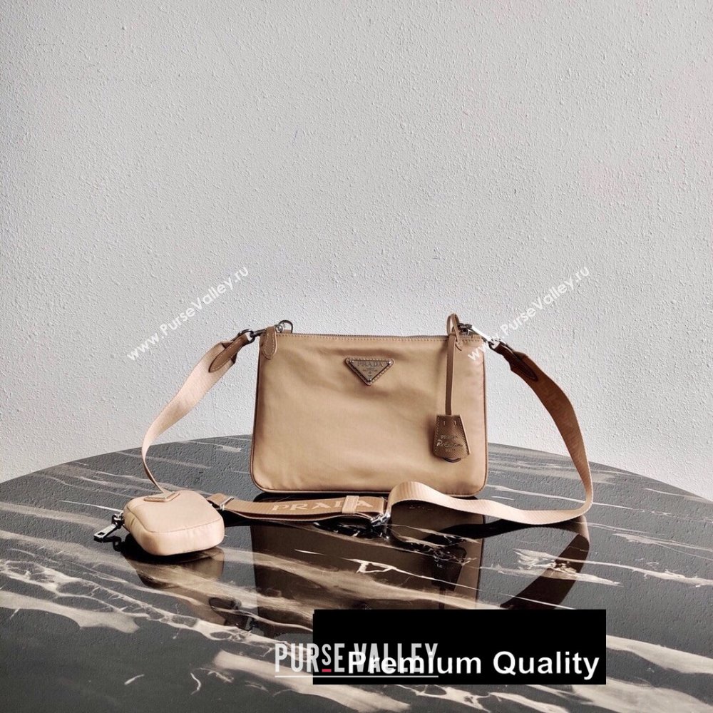 Prada Nylon Re-Edition 2000 Shoulder Bag 1BH046 Beige 2020 (ziyin-20080410)