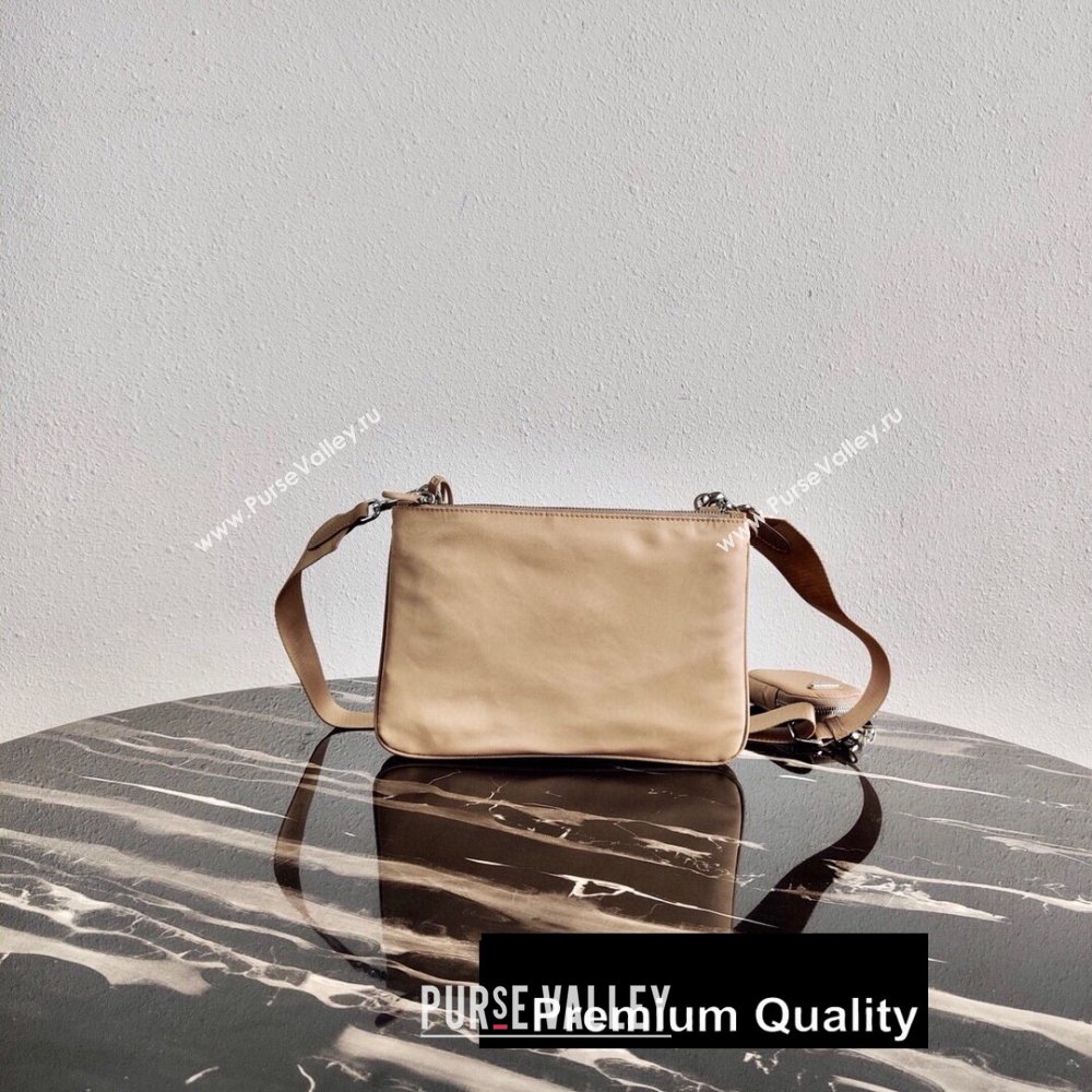 Prada Nylon Re-Edition 2000 Shoulder Bag 1BH046 Beige 2020 (ziyin-20080410)