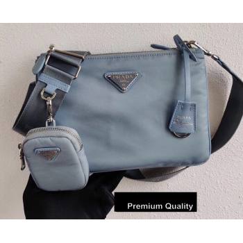 Prada Nylon Re-Edition 2000 Shoulder Bag 1BH046 Sky Blue 2020 (ziyin-20080413)