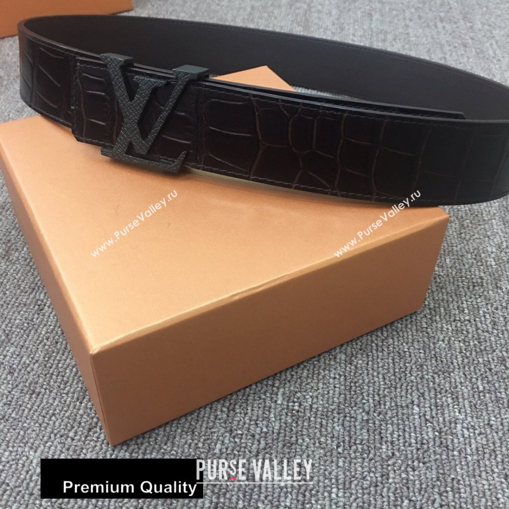 Louis Vuitton Width 4cm LV Initiales Belt LV30 (senjia-20081030)