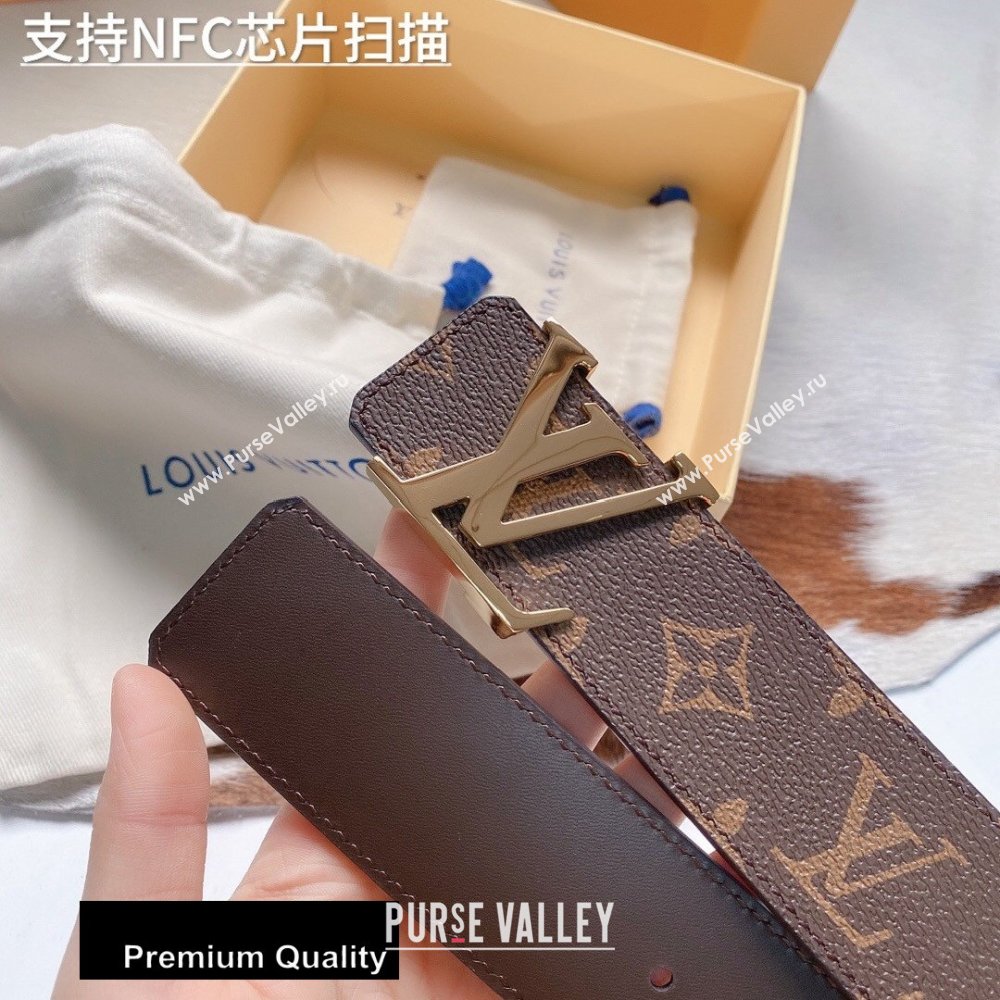 Louis Vuitton Width 4cm LV Initiales Belt LV39 (senjia-20081039)