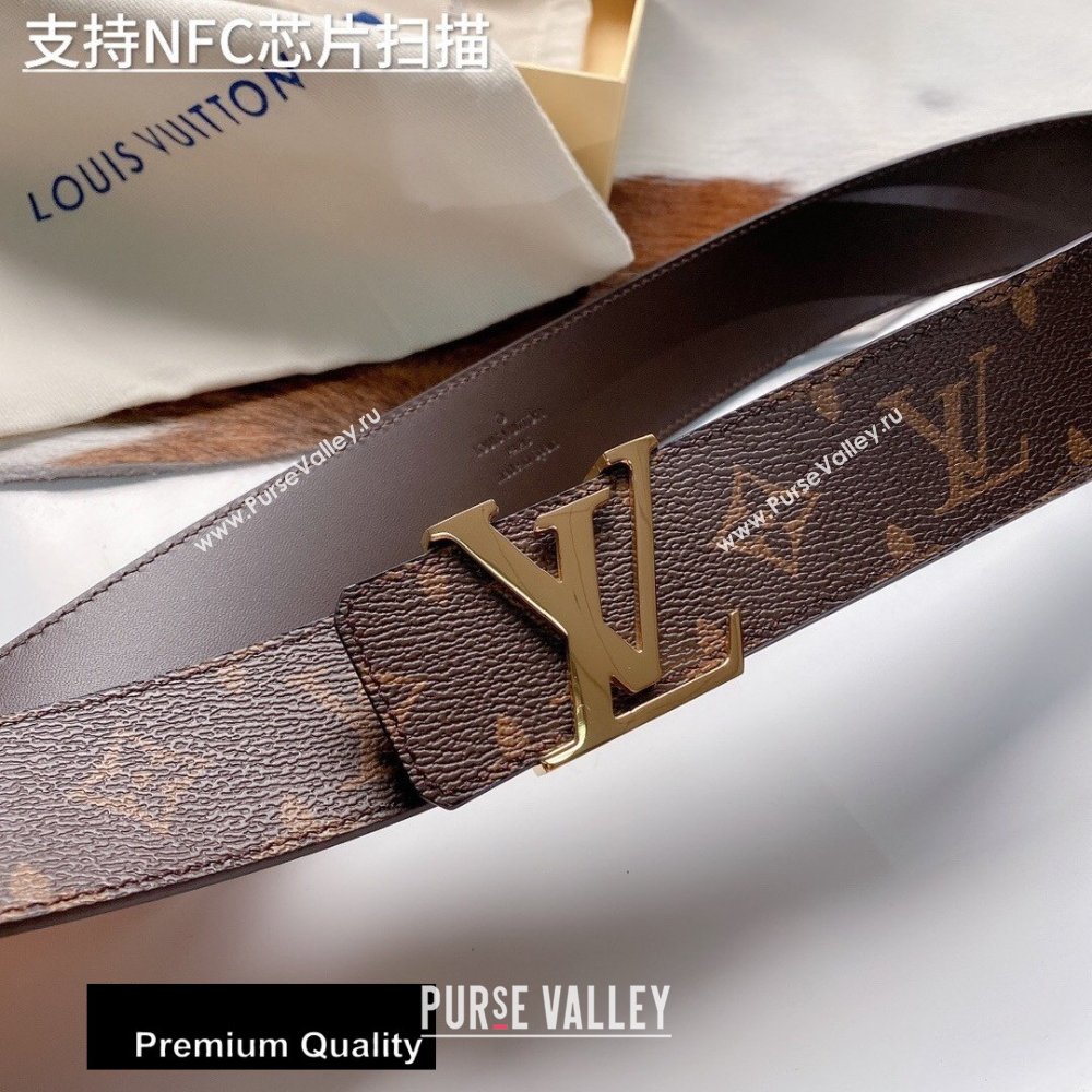 Louis Vuitton Width 4cm LV Initiales Belt LV39 (senjia-20081039)