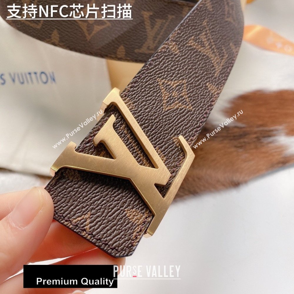 Louis Vuitton Width 4cm LV Initiales Belt LV41 (senjia-20081041)