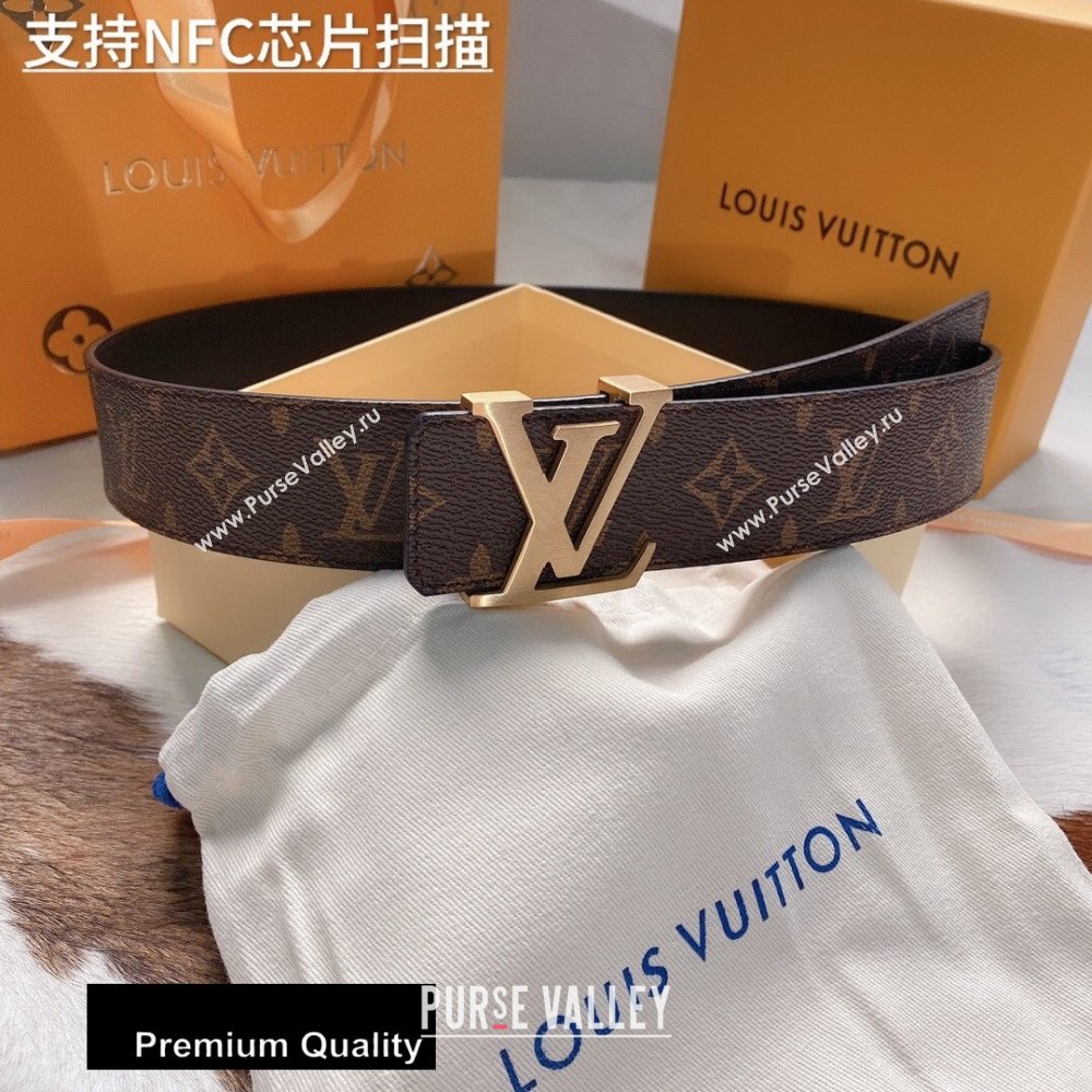 Louis Vuitton Width 4cm LV Initiales Belt LV41 (senjia-20081041)