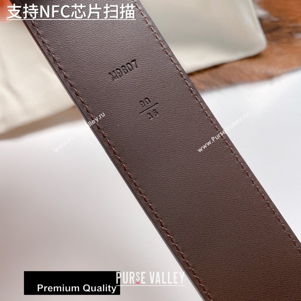 Louis Vuitton Width 4cm LV Initiales Belt LV42 (senjia-20081042)