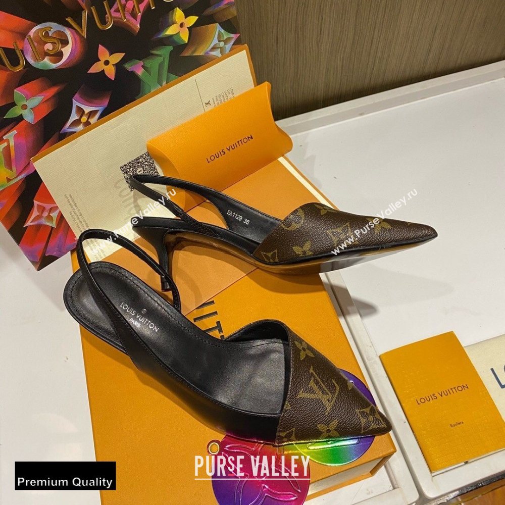 Louis Vuitton Heel 5.5cm Cherie Slingback Pumps 2020 (siya-20082034)