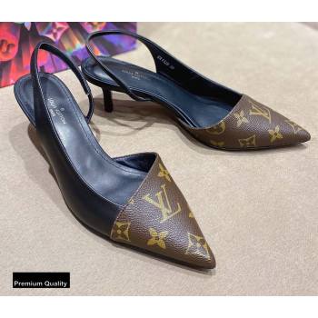 Louis Vuitton Heel 5.5cm Cherie Slingback Pumps 2020 (siya-20082034)