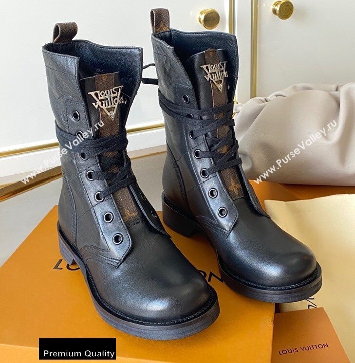 Louis Vuitton Metropolis Ranger Ankle Boots Black 2020 (siya-20082036)