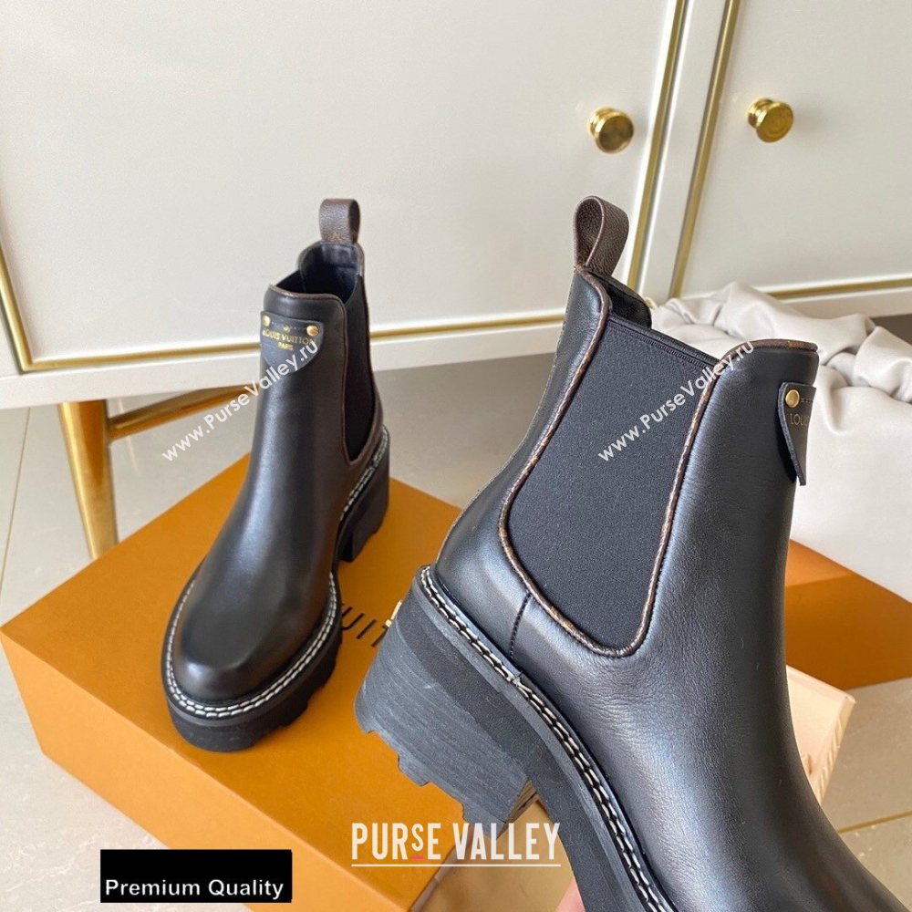 Louis Vuitton LV Beaubourg Ankle Boots Black 2020 (siya-20082038)