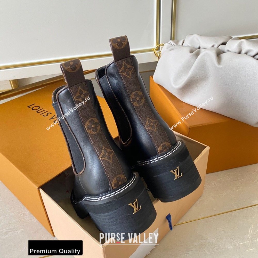 Louis Vuitton LV Beaubourg Ankle Boots Black 2020 (siya-20082038)