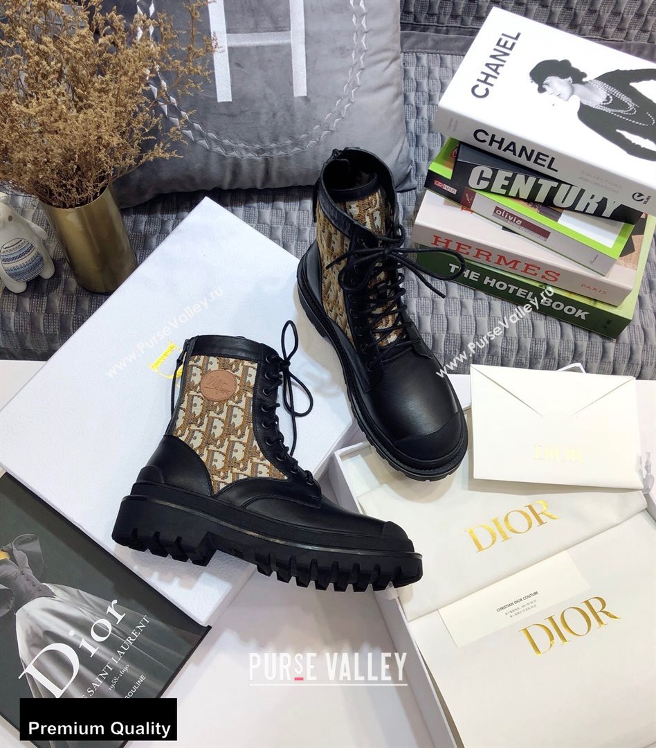 Dior Explorer Ankle Boots Black/Brown 2020 (jincheng-20082101)