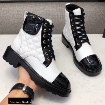 Chanel Logo Lace-Ups Ankle Boots CH02 2020 (modeng-20082202)