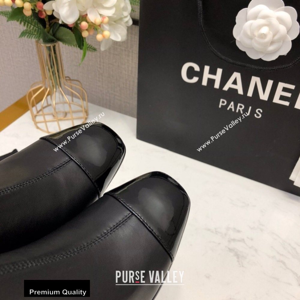 Chanel Heel 5cm Logo Leather Ankle Boots CH01 2020 (modeng-20082212)