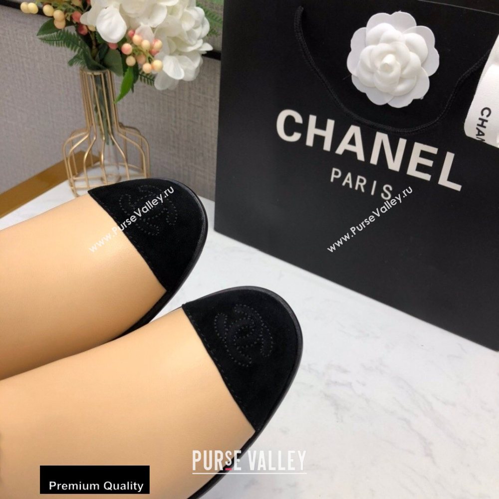 Chanel Heel 5.5cm Logo Leather Ankle Boots CH05 2020 (modeng-20082216)
