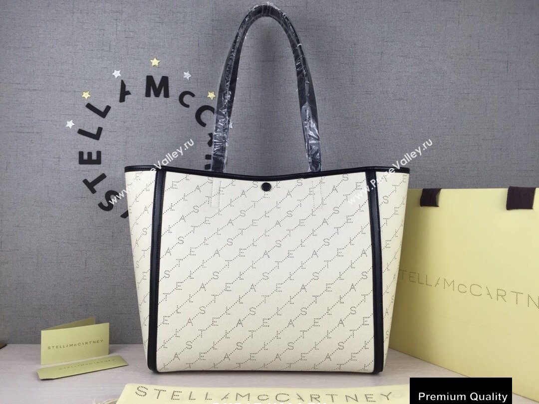 Stella Mccartney Monogram Small Tote Bag White (weijian-20082408)