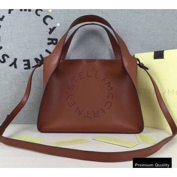 Stella Mccartney Stella Logo Cross Body Tote Bag Brown (weijian-20082403)