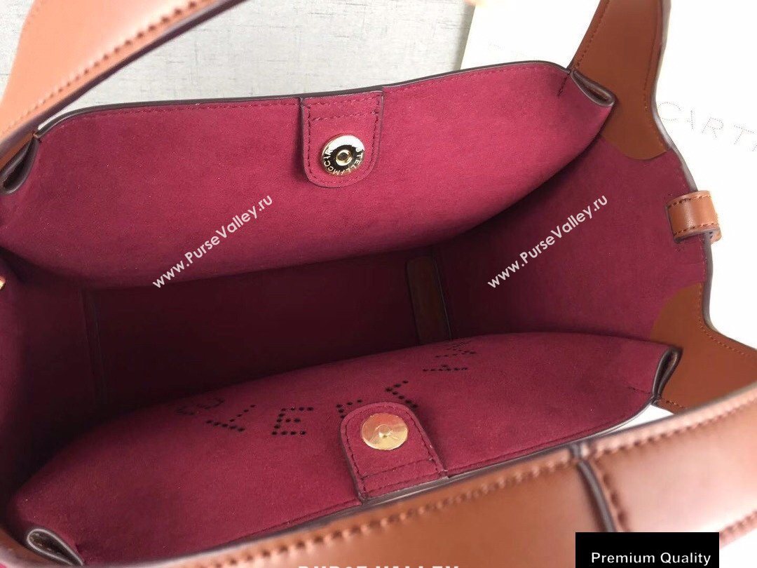 Stella Mccartney Stella Logo Cross Body Tote Bag Brown (weijian-20082403)