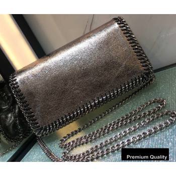 Stella Mccartney Falabella Cross Body Bag 22cm Crinkled Silver (weijian-20082603)