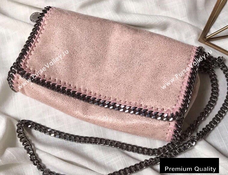 Stella Mccartney Falabella Cross Body Bag 22cm Pearl Pink (weijian-20082606)