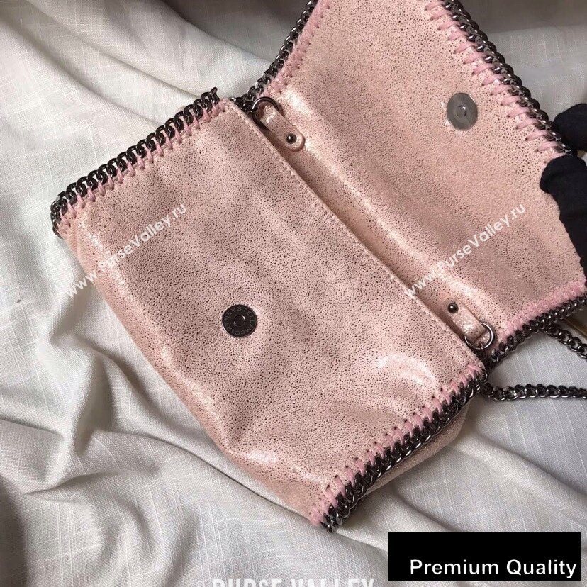 Stella Mccartney Falabella Cross Body Bag 22cm Pearl Pink (weijian-20082606)