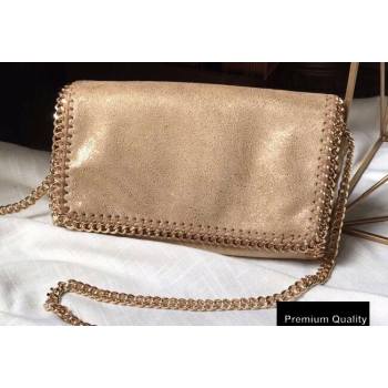 Stella Mccartney Falabella Cross Body Bag 22cm Pearl Gold (weijian-20082604)