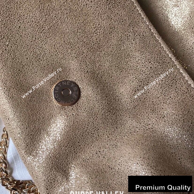 Stella Mccartney Falabella Cross Body Bag 22cm Pearl Gold (weijian-20082604)