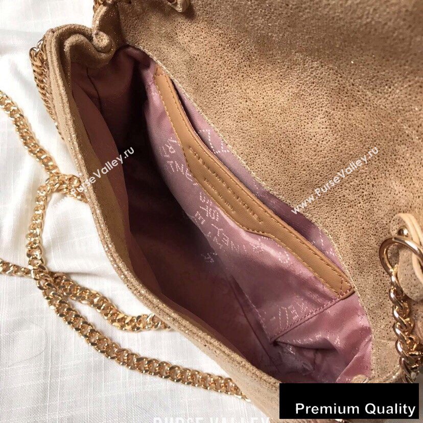 Stella Mccartney Falabella Cross Body Bag 22cm Pearl Gold (weijian-20082604)