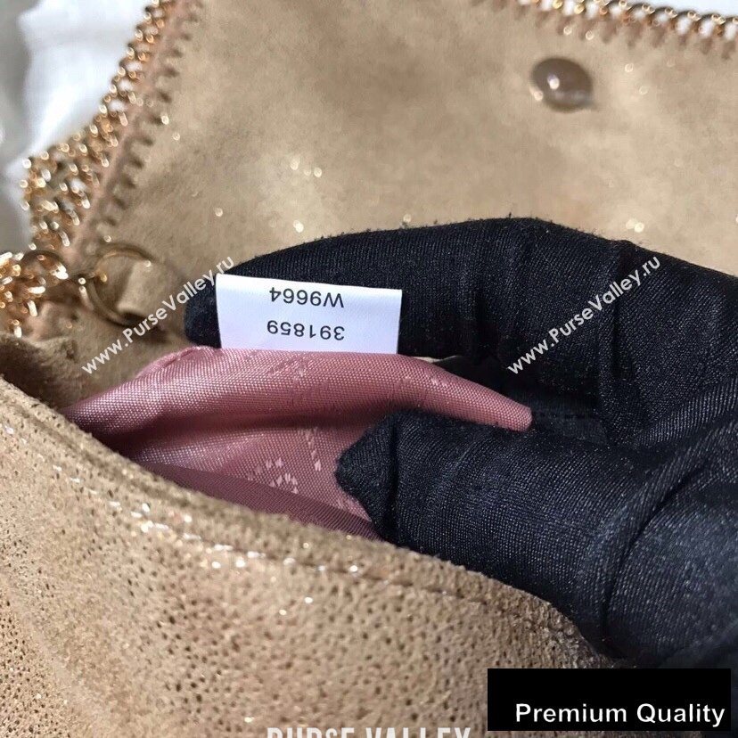 Stella Mccartney Falabella Cross Body Bag 22cm Pearl Gold (weijian-20082604)